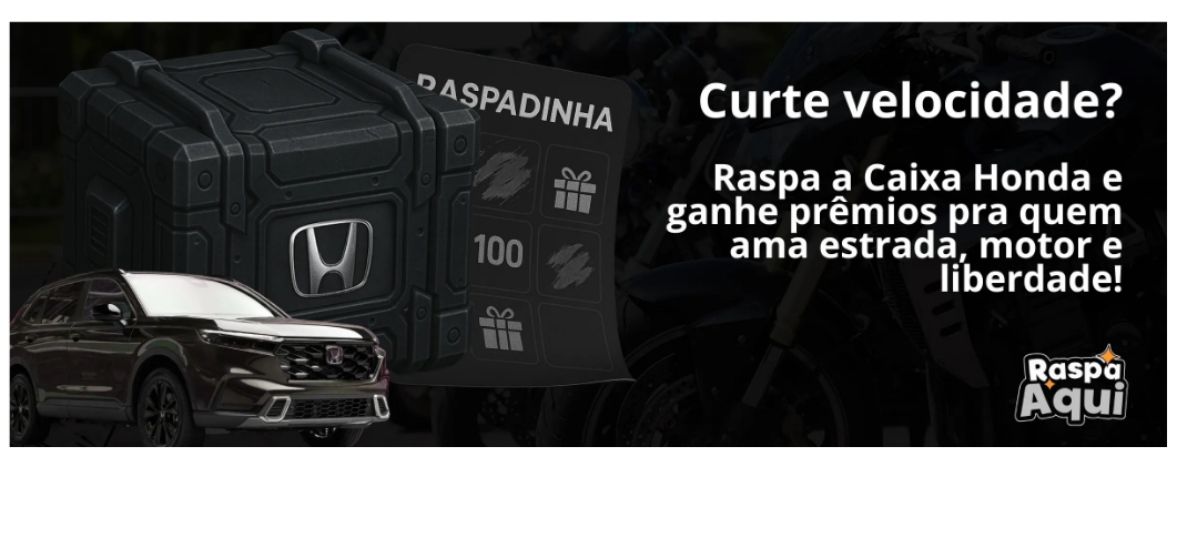 Banner Raspadinha Honda