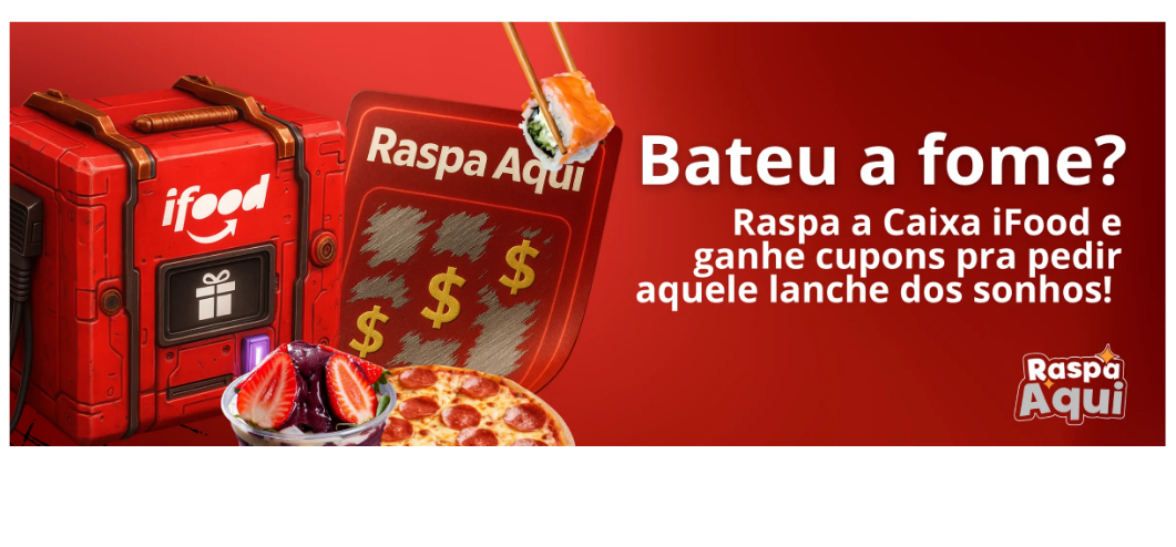 Banner Raspadinha Ifood
