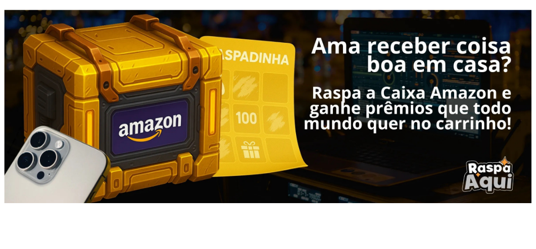 Banner Raspadinha Amazon